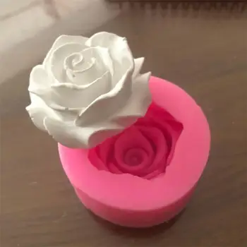 3D Floare Trandafir Forma Mucegai Silicon Decorare Tort Instrumente Fondant Ciocolata Cupcake Săpun Mucegai Bucătărie de Gătit de Copt Instrumente