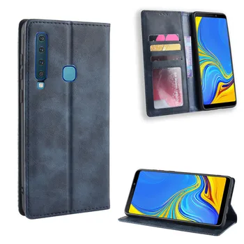 Pentru Samsung Galaxy A9 2018 Caz Portofel Stand Magnetic Book Cover Pentru Samsung A9 2018 A920F A920 SM-A920F Cazuri de Telefon