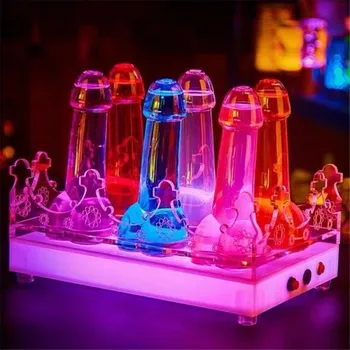 Creative bar de noapte club KTV sticlă specială de personalitate de sex masculin cupa dick sticla cristal cana de suc pahar de vin