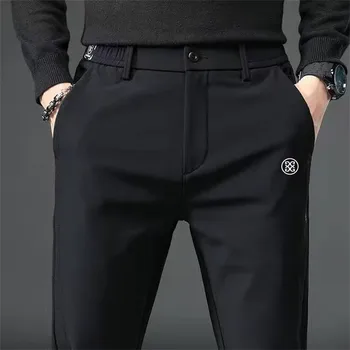 Coreea de Golf Pantaloni pentru Bărbați de Iarnă de Înaltă calitate Elasticitatea Golf Imbracaminte pantaloni de Trening de Cald Îngroșa Lungi Casual de Golf Îmbrăcăminte Om Pantaloni