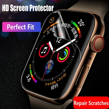 Moale film Pentru Apple Watch Ecran de Protecție seria 6 5 4 3 se (Nu Sticla) HD Protector iwatch trupa 44mm 40mm 42mm 38mm