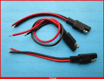 40 buc Conector SAE DC Putere de Automobile DIY Cablu 14AWG 150mm