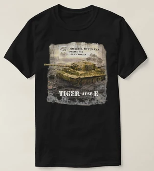 Panzer Ace Michael Wittmann Wehrmacht-ului Panzer VI Tiger Tank T-Shirt. Premium Bumbac cu Maneci Scurte O-Neck Mens T Shirt Noi S-3XL