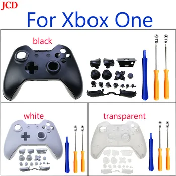 1set Pentru Xbox One Standard de 3,5 mm Mâner Shell Cu Cască jack Controller Shell Mâner Mânere Panelsr & Set Complet Butoane Instrument