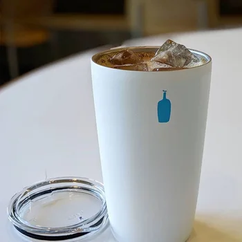 HumanMade Co-branded de Albăstrea Albastru de Sticlă Ceașcă de Cafea Direct de Băut Cana Termos din Oțel Inoxidabil Cana Ins Cana cu Lapte