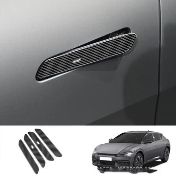 Pentru KIA EV6 GT Line 2021 2022 ABS, Fibra de Carbon, Masina de pe Partea Exterioară a Mânerului Portierei Capac Ornamental de Styling, Accesorii