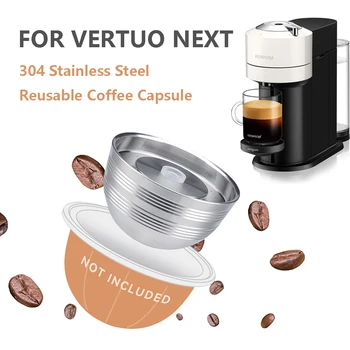 Pentru Nespresso Vertuo Viitoare din Oțel Inoxidabil Reutilizabile Capsulă Vertuoline Reîncărcabile Filtru de Cafea Compatibile cu Originalul Pod