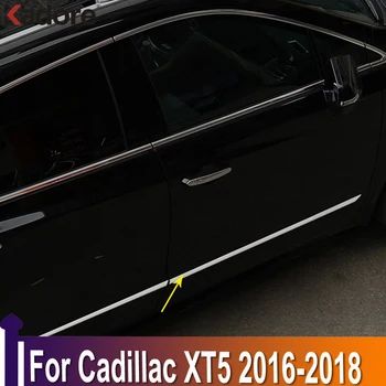 Pentru Cadillac XT5 2016 2017 2018 ABS Cromat Usa Laterala Corpului Linie de Turnare Capac Capitonaj Protector Decor Exterior Accesorii