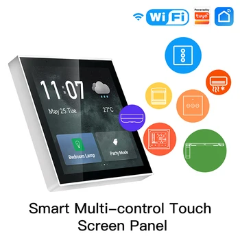 Tuya Acasă Inteligent Multi-funcțional Panoul de Control Touch Screen 4/6 cm de Control Central pentru Intelligent Scene Inteligente Tuya Dispozitive