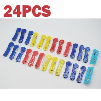 24buc/Set Pliabil din Plastic de Utilitate Cuțit de Tăiere de Înaltă Calitate Portabile Mici de 10cm Creion Ascuțit Art Cuțit Ambarcațiune en-Gros de Vânzare Fierbinte