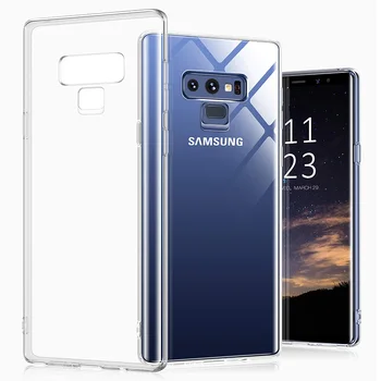 Cristal Clar Ultra Subțire Subțire TPU Moale Cazuri Huse pentru Samsung Galaxy Note9 Nota 9 Telefon Capacul din Spate Transparent Gel GalaxyNote9