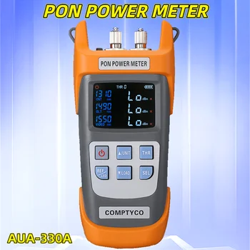 COMPTYCO AUA-330A/AUA-330U PON Metru de Putere de Comunicare Fibra Optica Instrumente de Testare FTTX/ONT/OLT 1310/1490/1550nm