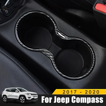 Pentru Jeep Compass 2017 2018 2019 2020 ABS Cana de Apa de Sticla Cadru Titular Organizator Auto Interior Raft de Sticla Recipient Accesorii