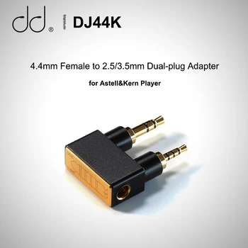 DD HiFi DJ44K 4.4 mm de sex Feminin la 2,5/3,5 mm Echilibrat Dual-Adaptor priza Exclusiv pentru Astell&Kern AK Playere de Muzică