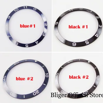 De înaltă Calitate 39mm Negru/Albastru Ceas Bezel Ceramica Inel Introduce Înlocuitor pentru 41mm Ceas