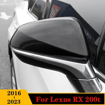 LHD ABS Carbon Auto oglinda retrovizoare laterală Decor Capacul Ornamental Autocolant Styling Pentru Lexus RX 200t 300 de 350l 450h 500h 2016 - 2023