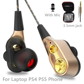 Cu fir Muzica Căști Stereo cu Microfon pentru Telefon, PS4, PS5 XBOX Laptop, AUX Audio de Gaming Căști Pentru Nintendo Comutatorul PC