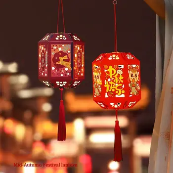 Cal Lanternă Chineză Flori De Lampă Iepure Lumina Mid-Toamnă Lanternă Stralucitoare Felinare Chinezești Lantern Festivalul Lantern