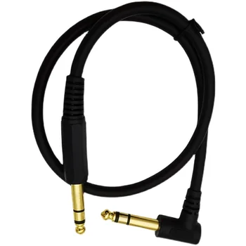 1/4 Inch TRS Instrument de Cablu în unghi Drept la Drept 6.35 mm tata-Jack Stereo Cablu Audio,6.35 Echilibrat de Interconectare cablu 0.5 m