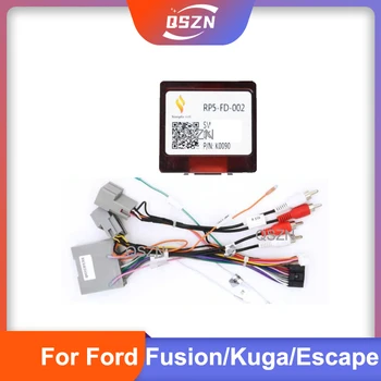 Masina de 16 pini Audio Cabluri Cu Canbus Cutie Pentru Ford Fusion/Kuga/Escape 2007-2012 Stereo de Instalare de Sârmă Adaptor