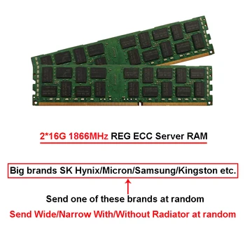 Noi 4G 8G DDR3 Non ECC Memorie Desktop Brand Folosit 8G 1866MHz REG ECC RAM 16G 32G Memorie Server Testat Garanție de Calitate