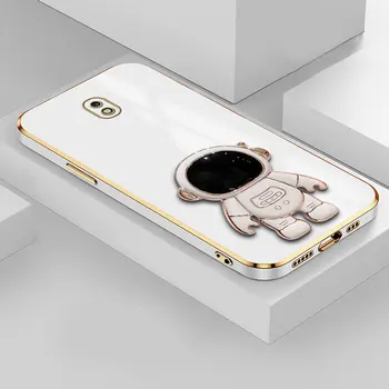 Drăguț Funda Caz pentru Samsung Galaxy J4 J6 Plus 2018 J4 J6 J2 J7 Prim-Pro 2017 Desene animate 3D Astronaut Titularul Telefoane Mobile Capac 