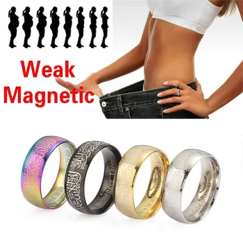 2020 Nou Magnetice cu Laser Litere 8mm Inel Magnetic Slăbire Inel Greutate Grijă de Fitness Pierde in Greutate, Arderea de Moda Ring