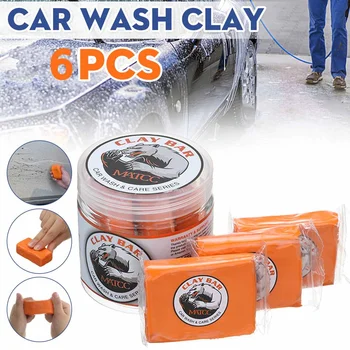 3/6Pcs Mașină de Curățare Magic Clay Bar Auto Detaliază Spălați de Noroi Vopsea Instrumente de Întreținere Automată de Spălat de Noroi Pentru Auto Camion de Curățare
