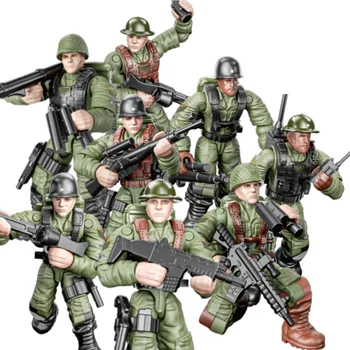 Militar Blocuri Soldat Accesorii Pușcă Mici Particule Comun mobile cifre Jucărie pentru Copii de Asamblare jucarii de Razboi