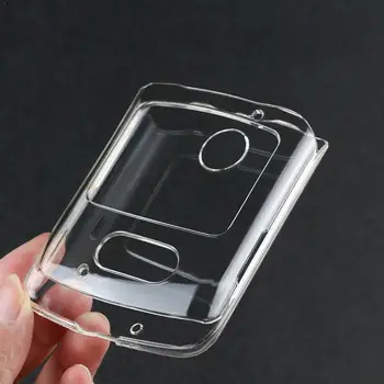 Telefon rezistent la socuri Caz Transparent Cristal Ultra-subțire de Pliere Razr Spate Pentru Moto Superioară Telefon Acoperi 5G Și Capacul Inferior H7L9