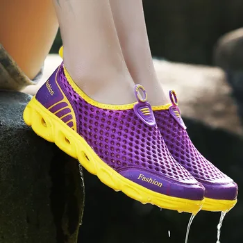 Vara Impermeabil Alunecare Pe Pantofi Pentru Femei 2022 Noua Moda Usoare Apartamente Unisex Casual Respirabil Adidași Încăltăminte Într-Femme