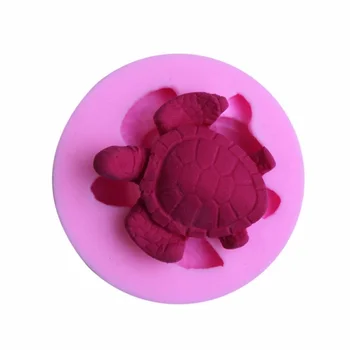 DIY Țestoasă de Mare Tort de Decorare Instrumente Fondant de Ciocolata Budinca de Mucegai Silicon de Copt broască Țestoasă de Patiserie Săpun