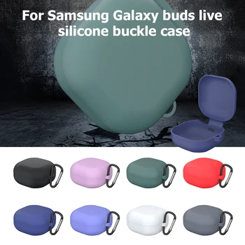 Silicon Casti Caz de Protecție pentru Samsung Galaxy Muguri Live/Bud 2/Muguri Pro Caz Acoperire Praf Shell pentru Samsung Caz Mat
