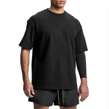 2022 Bărbați haine de Vara Noi de Fitness pentru Bărbați Tricou Maneca Scurta Sport în aer liber Erou Supradimensionat Personalizate Dotate Hip Hop Topuri