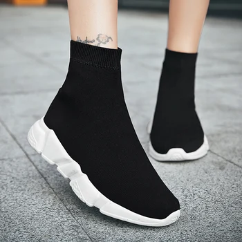 35-47 Șosete Pantofi Pentru Femei 2021 Adidasi De Vara Doamnelor Alunecare Pe Balerini Negri Femeie Desculță Pantof Unisex Bărbați Încălțăminte De Primăvară