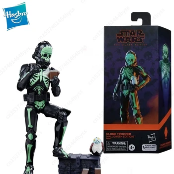 În Stoc Hasbro Star Wars Black Series Clone Trooper Țintă Halloween Edition Figurina Model Toy Colectia Hobby Cadou