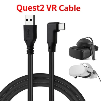 6/5/3M Linie de Date Pentru Oculus Quest 2 Link-ul de Căști USB 3.1 Tip C Date de Încărcare Cablu de Transfer de Tip C La USB-UN Cablu VR Accesorii