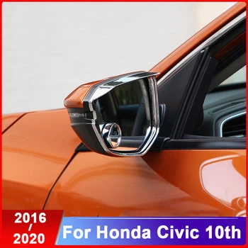 Oglinda Retrovizoare auto Ploaie Spranceana Clape Scut Umbra Impermeabil Lame de Acoperire pentru Honda Civic 2016 2017 2018 2019 2020 Accesorii
