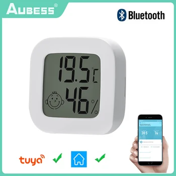 Tuya Bluetooth Inteligent De Temperatură Și Senzor De Umiditate Termometru Bluetooth Zigbee Telefon Mobil Wireless Senzor De Temperatură