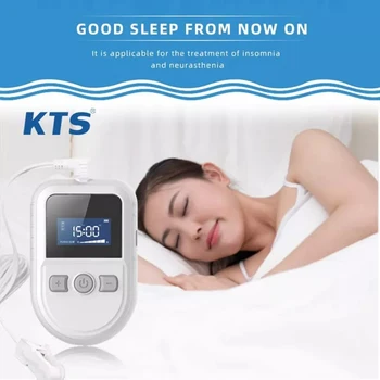 KTS Dormit Sida Dispozitiv Insomnie Anxietate Depresie CES Terapie Transcraniană Microcurrent Stimulator Migrena Dureri de Relief