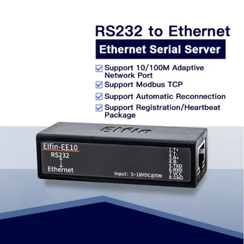 Port Serial RS232 la Ethernet Port Serial Dispozitiv Suport Server TCP/IP Telnet Protocolul Modbus TCP