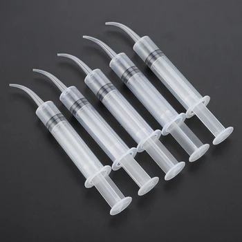 10buc Dentare de Unică folosință de Irigare Seringă Cu Vârf Curbat 12cc Injector Albirea Dintilor Instrumente de Igienă Orală Îngrijire Instrumente