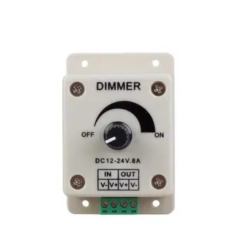 Regulator de tensiune DC-DC Stabilizator de Tensiune 8A de Alimentare Reglabil de Viteză Controller DC 12V LED Dimmer 12 V