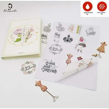 10sheets A4 autoadezive de Mascare Hârtie Craft Handmade Card Albume Foto Washi Autocolant DIY Scrapbooking Alinacraft