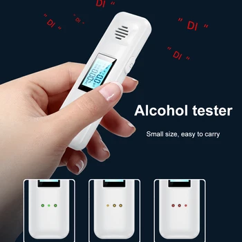 Automat Alcool Tester Non-contact Etilotest Reîncărcabilă Cu Ecran LED Display Alcohotest de Alcool din Respiratie Instrumente de Testare