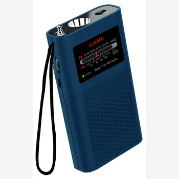 Radio portabil AM/FM/MP3 Player cu Lanterna 2200mah cu Baterii, Timp de Antenă Mai bună Recepție,9/10K Universal