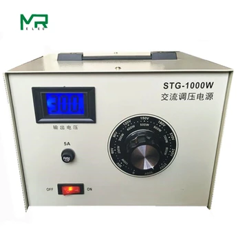 STG-convertor de Tensiune 1000VA afisaj digital monofazat 0-300V contact auto reglabil transformator STG-1000W