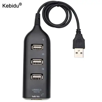 Kebidu 4 Porturi USB Auto Taxa Auto Bricheta Splitter Auto Butuc Adaptor Pentru PC, Laptop, Accesorii Auto