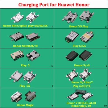 Micro mini usb port de încărcare conector jack plug dock slot Pentru Huawei honor 8lite/6plus v9play note8/8/v8 /9/v9 play6/5A