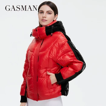 GASMAN 2022 iarna pentru femei jachete Scurte Moda haina Rosie pentru femei Casual personalitate caracteristică parka cald uza 21727